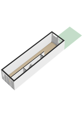 Floorplan - Voorhaven 47B, 3025 HD Rotterdam